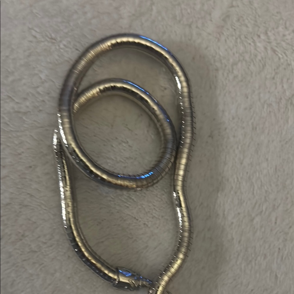 Silver Snake Necklace - Picture 11 of 12
